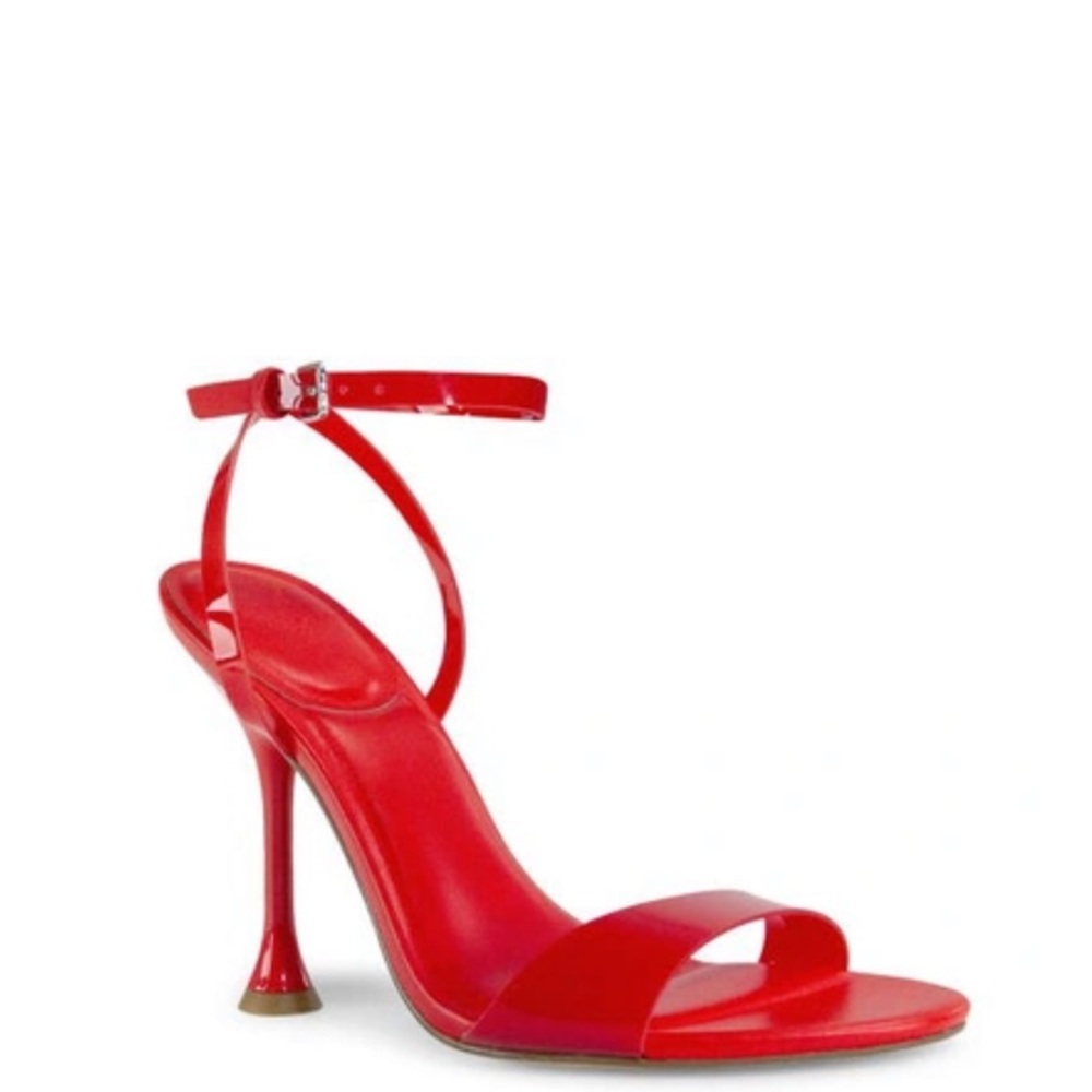Marc Fisher Calisty Red Strappy Heeled Sandal